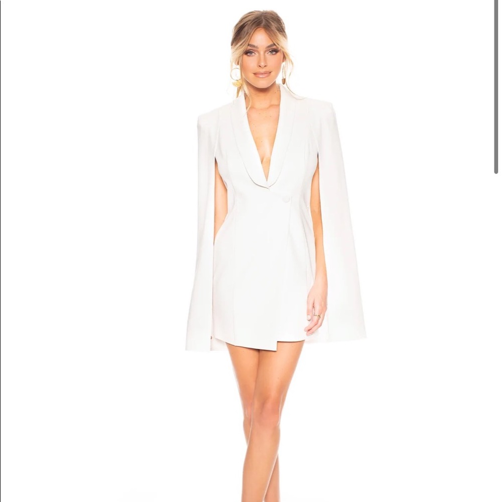 KATIE MAY BOSS LADY DRESS IN IVORY - Perfect for bridal- XS- SOLD OUT